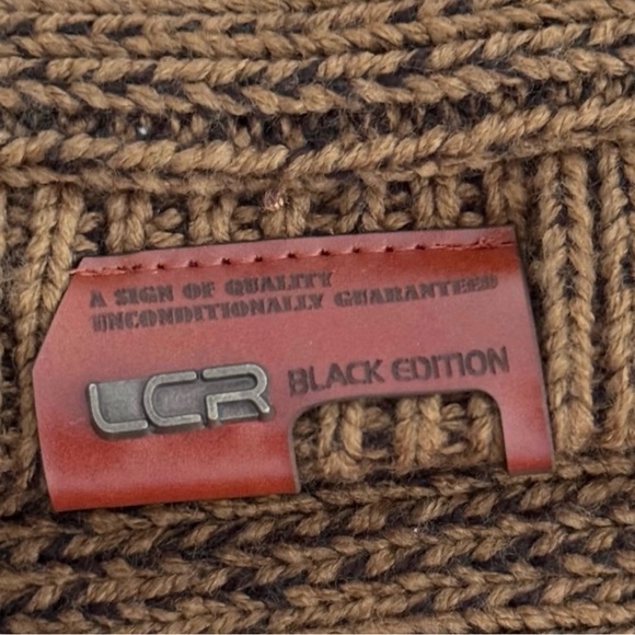 LCR Black Edition Premium Knit Men’s Size XXL 1/4 Zip 3 Button Toggles Sweater - Picture 8 of 15